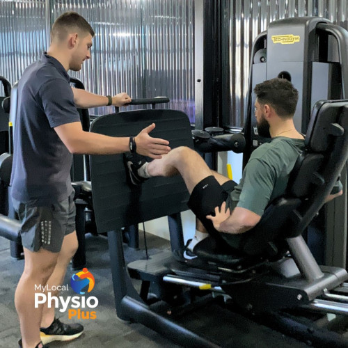 Gym Rehabilitation guided by a physio Benefitness and health centre rehab plan