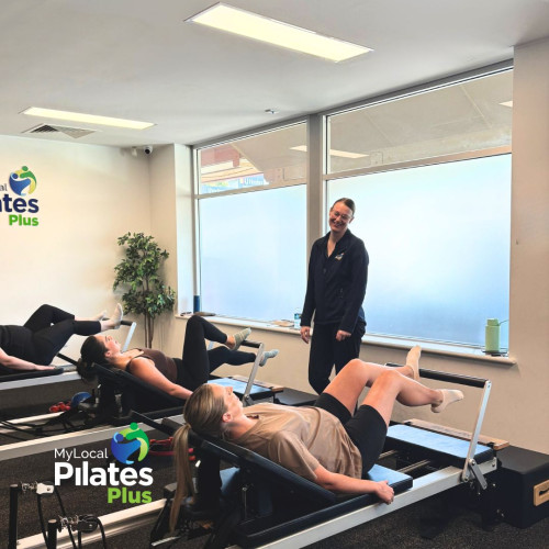 my local pilates plus physio exercise physiologist run pilates instructor group class pregnancy pre post natal reformer
